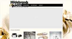 Desktop Screenshot of hildebrandsguld.com